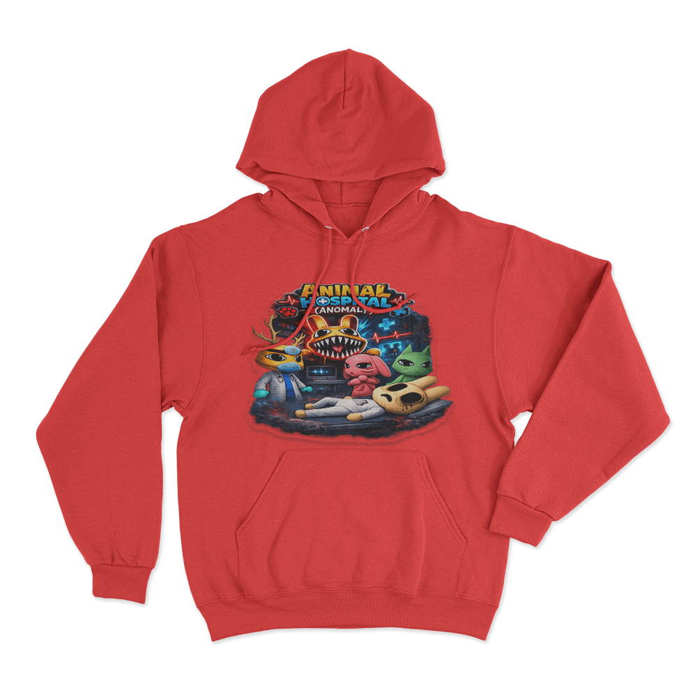 Animal Hospital Anomaly Hoodie Red Animal Hospital Anomaly Hoodie Red