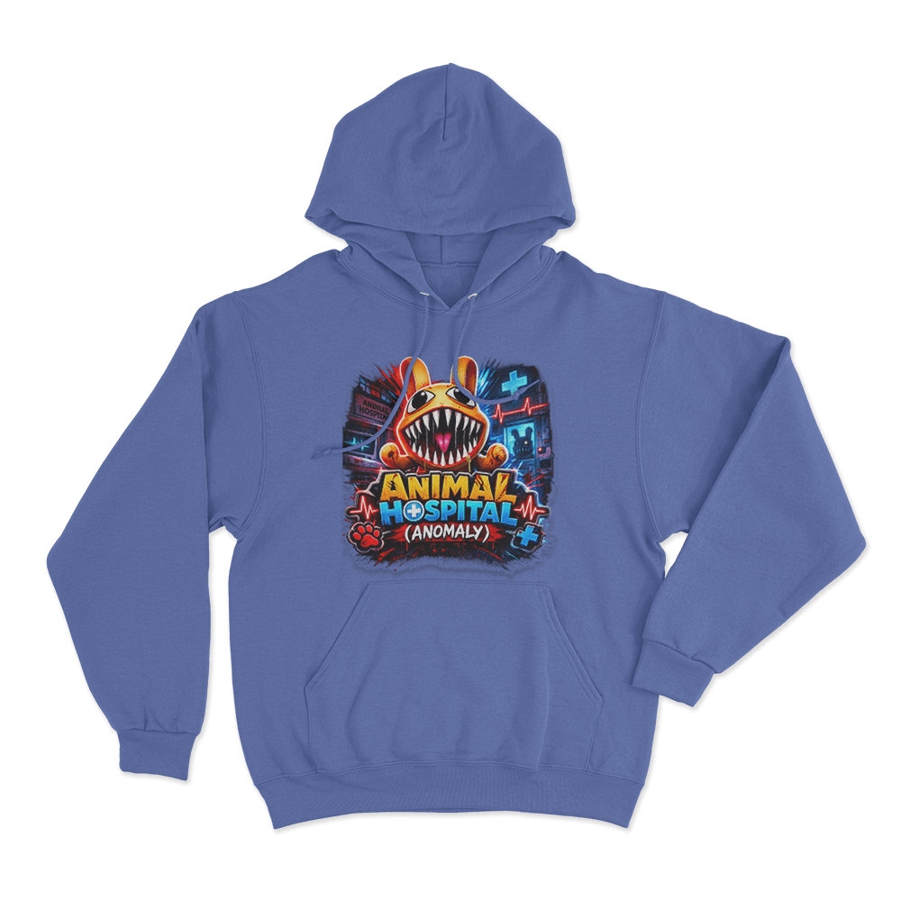 Animal Hospital Patient Hoodie Blue Animal Hospital Patient Hoodie Blue