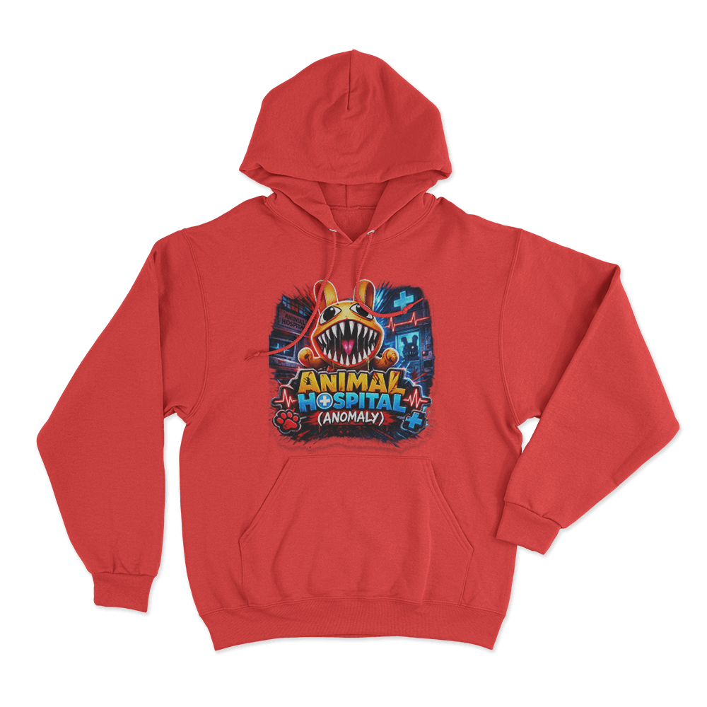 Animal Hospital Patient Hoodie Red Animal Hospital Patient Hoodie Red