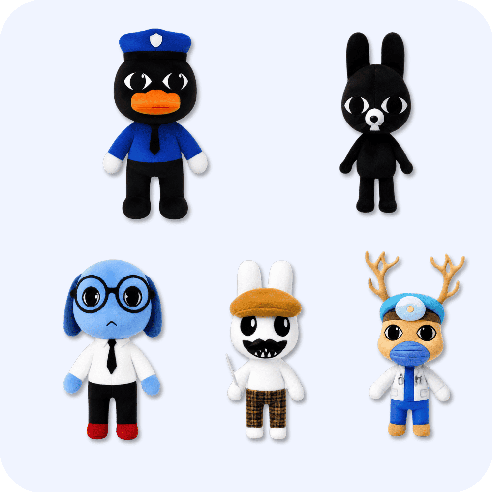 Animal Hospital Plush 5PCS Animal Hospital Plush 5PCS