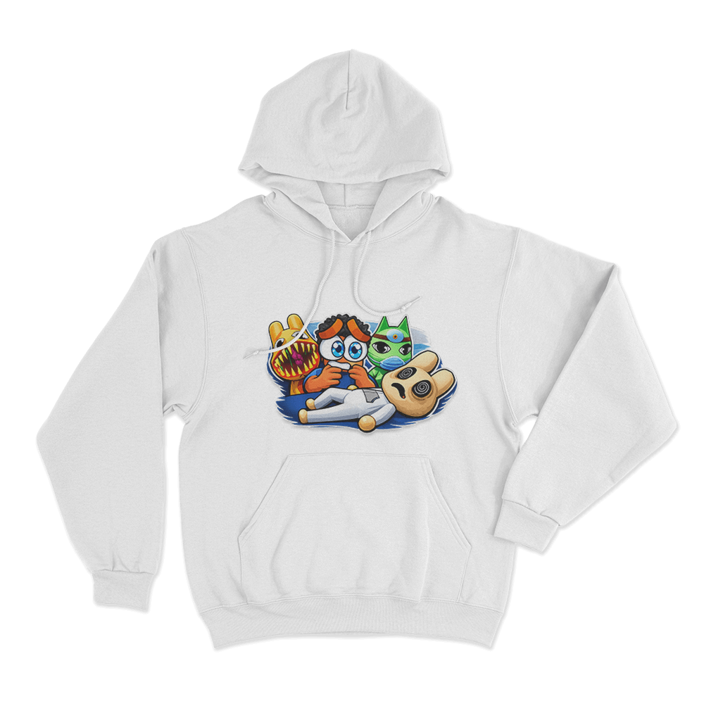 Monster Emergency Hoodie White Monster Emergency Hoodie White