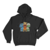 The Injured Trio Hoodie Black