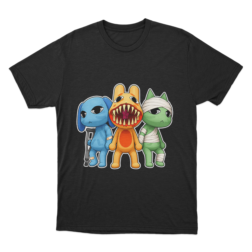 The Injured Trio T Shirt Black The Injured Trio T Shirt Black