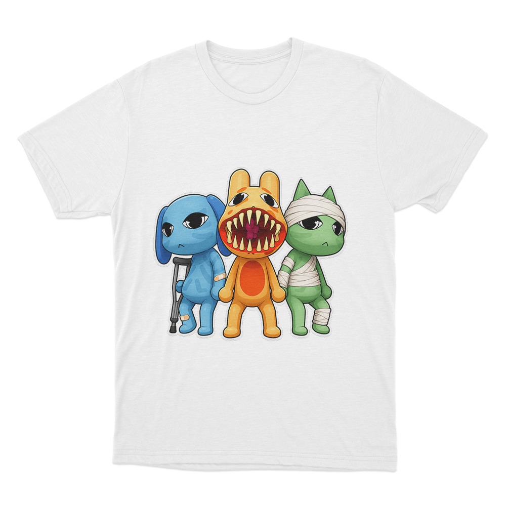 The Injured Trio T Shirt White The Injured Trio T Shirt White