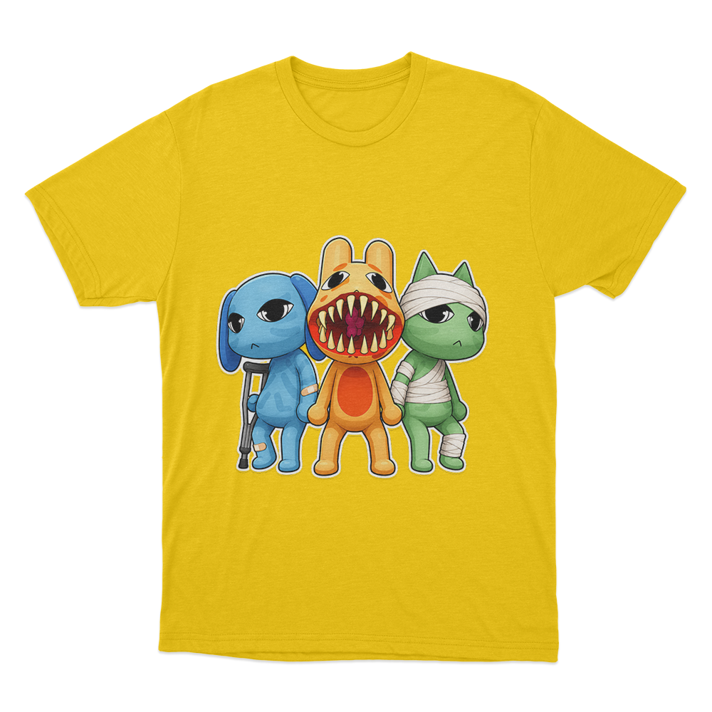 The Injured Trio T Shirt Yellow The Injured Trio T Shirt Yellow