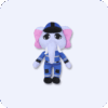 Bubba Bubbaphant Animal Hospital Plush