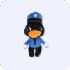 Cute Officer Duckman Animal Hospital Plush