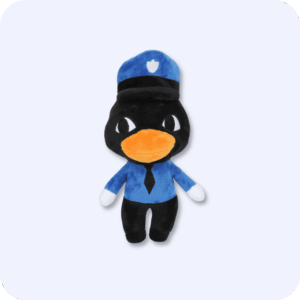 Cute Officer Duckman Animal Hospital Plush